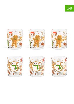 Trendy Kitchen by EXCÉLSA Szklanki (6 szt.) &quot;Wonderful Ginger&quot; w kolorze jasnobrązowo-czerwonym - 250 ml ze sklepu Limango Polska w kategorii Naczynia - zdjęcie 187792075