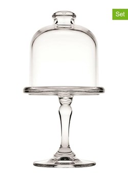 Trendy Kitchen by EXCÉLSA 2-częściowy zestaw do serwowania - wys. 18 cm ze sklepu Limango Polska w kategorii Misy i tace dekoracyjne - zdjęcie 187792087