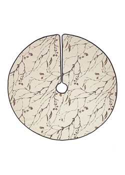 Butter Kings Spódnica choinkowa w kolorze kremowo-jasnobrązowym - Ø 130 cm ze sklepu Limango Polska w kategorii Dywany - zdjęcie 187792875