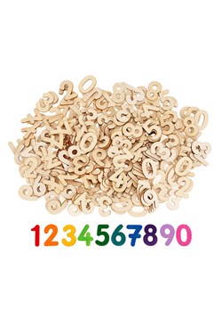 SUNNYSUE 300-częściowy zestaw drewnianych cyfr - 3+ ze sklepu Limango Polska w kategorii Zabawki - zdjęcie 187793205