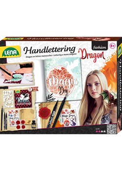 SiMM SPIELWAREN Zestaw do malowania &quot;Dragon Handlettering&quot; - 8+ ze sklepu Limango Polska w kategorii Zabawki - zdjęcie 187793705