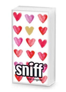 ppd Chusteczki &quot;Aquarell Hearts&quot; w kolorze biało-czerwonym ze sklepu Limango Polska w kategorii Akcesoria kuchenne - zdjęcie 187793798