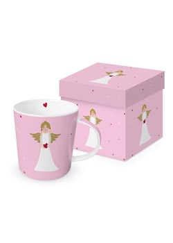 ppd Kubek jumbo &quot;Ela with Love&quot; w kolorze jasnoróżowym - 400 ml ze sklepu Limango Polska w kategorii Dzbanki i zaparzacze - zdjęcie 187793949