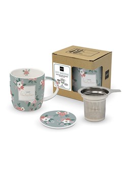 ppd Kubek w kolorze miętowo-jasnoróżowym do herbaty - 350 ml ze sklepu Limango Polska w kategorii Dzbanki i zaparzacze - zdjęcie 187794046