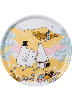 Moomin Talerz &quot;Family Time&quot; w kolorze pomarańczowym ze wzorem do serwowania - Ø 35 cm ze sklepu Limango Polska w kategorii Misy i tace dekoracyjne - zdjęcie 187794097