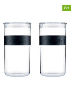 bodum Pojemniki (2 szt.) &quot;Presso&quot; w kolorze czarnym - 2 l ze sklepu Limango Polska w kategorii Pojemniki kuchenne - zdjęcie 187794179