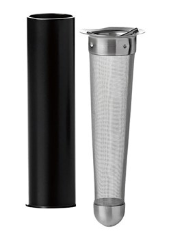 Stelton Sitko &quot;EM77&quot; w kolorze srebrno-czarnym do herbaty - dł. 16 cm ze sklepu Limango Polska w kategorii Dzbanki i zaparzacze - zdjęcie 187794268