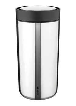 Stelton Kubek termiczny &quot;To Go Click&quot; w kolorze srebrnym - 400 ml ze sklepu Limango Polska w kategorii Kubki termiczne - zdjęcie 187794297