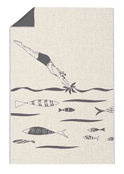 ppd Koc &quot;Atelier Plongeuse&quot; w kolorze kremowym - 200 x 140 cm ze sklepu Limango Polska w kategorii Tekstylia - zdjęcie 187794417