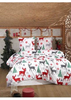 Colourful Cotton Komplet pościeli w kolorze biało-czerwono-zielonym ze sklepu Limango Polska w kategorii Pościele - zdjęcie 187794466