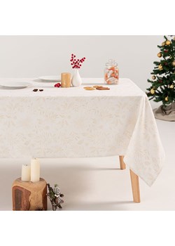 GAMUSI Obrus &quot;Flenor&quot; w kolorze biało-złotym ze sklepu Limango Polska w kategorii Obrusy i bieżniki - zdjęcie 187794596