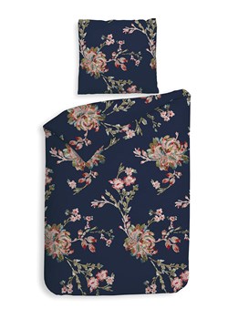 Heckett Lane Komplet pościeli flanelowej &quot;Daisy&quot; w kolorze granatowym ze wzorem ze sklepu Limango Polska w kategorii Pościele - zdjęcie 187794627