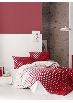 Colourful Cotton Komplet pościeli renforcé &quot;Puanline&quot; w kolorze biało-czerwonym ze sklepu Limango Polska w kategorii Pościele - zdjęcie 187794696