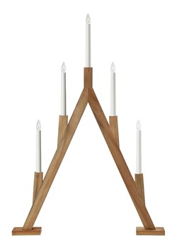 Marksljöd Lampa adwentowa &quot;Bjurfors&quot; w kolorze jasnobrązowym - 52 x 76,5 cm ze sklepu Limango Polska w kategorii Dekoracje bożonarodzeniowe - zdjęcie 187795078