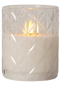 STAR Trading Świecznik LED &quot;Flamme Romb&quot; w kolorze białym ze sklepu Limango Polska w kategorii Świeczniki - zdjęcie 187795188