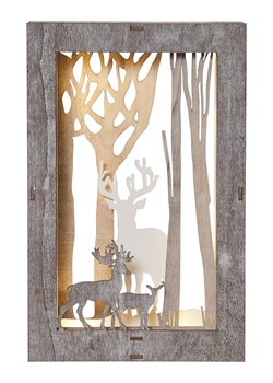 STAR Trading Dekoracja LED &quot;Fauna&quot; w kolorze ciepłej bieli - 18 x 28 cm ze sklepu Limango Polska w kategorii Dekoracje bożonarodzeniowe - zdjęcie 187795336