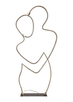 STAR Trading Dekoracja LED &quot;Grafico&quot; w kolorze czarnym - 40 x 87 cm ze sklepu Limango Polska w kategorii Oświetlenie - zdjęcie 187795407