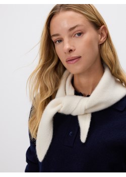 Reserved - Szal z wełną i kaszmirem - złamana biel ze sklepu Reserved w kategorii Szaliki i chusty damskie - zdjęcie 187795896