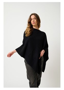 AUTHENTIC CASHMERE Kaszmirowe ponczo "Carra" w kolorze czarnym ze sklepu Limango Polska w kategorii Swetry damskie - zdjęcie 187797028