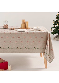 GAMUSI Obrus &quot;Aurel&quot; w kolorze kremowo-czerwonym ze sklepu Limango Polska w kategorii Obrusy i bieżniki - zdjęcie 187797178