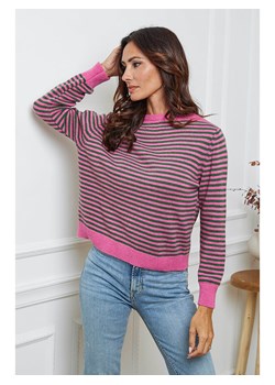 So Cachemire Sweter &quot;Dweg&quot; w kolorze różowo-oliwkowym ze sklepu Limango Polska w kategorii Swetry damskie - zdjęcie 187797197