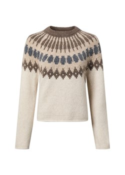 Marc O'Polo Damski sweter wełniany z zawartością alpaki Kobiety écru wzorzysty ze sklepu vangraaf w kategorii Swetry damskie - zdjęcie 187798719