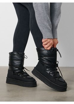 Sinsay - Sznurowane botki za kostkę - czarny ze sklepu Sinsay w kategorii Botki - zdjęcie 187799639