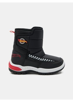 Sinsay - Pikowane śniegowce z kożuszkiem Hot Wheels - czarny ze sklepu Sinsay w kategorii Buty zimowe dziecięce - zdjęcie 187799668