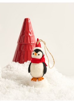 Sinsay - Świąteczna zawieszka w kształcie pingwina - czarny ze sklepu Sinsay w kategorii Dekoracje bożonarodzeniowe - zdjęcie 187799726