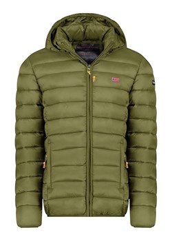 Geographical Norway Kurtka pikowana &quot;Amigolor&quot; w kolorze khaki ze sklepu Limango Polska w kategorii Kurtki męskie - zdjęcie 187800328