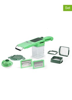 Genius 12-częściowy zestaw &quot;Nicer Dicer Quick Professional&quot; w kolorze zielonym ze sklepu Limango Polska w kategorii Akcesoria kuchenne - zdjęcie 187800449