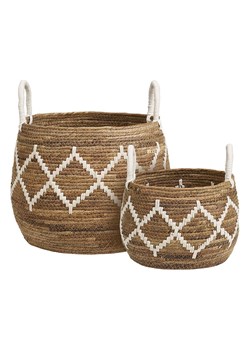 House Nordic Kosze (2 szt.) &quot;Altea&quot; w kolorze brązowym ze sklepu Limango Polska w kategorii Pojemniki kuchenne - zdjęcie 187800597