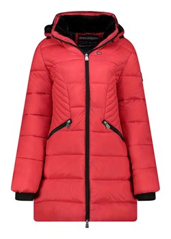 Geographical Norway Płaszcz zimowy &quot;Bee&quot; w kolorze czerwonym ze sklepu Limango Polska w kategorii Kurtki damskie - zdjęcie 187800665