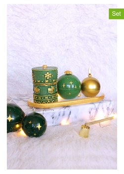 Lucky Bees Świece (3 szt.) w kolorze złoto-zielonym ze sklepu Limango Polska w kategorii Świece i dyfuzory - zdjęcie 187800719