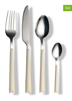 Echtwerk 24-częściowy zestaw sztućców &quot;Basic&quot; w kolorze kremowym ze sklepu Limango Polska w kategorii Sztućce - zdjęcie 187800745