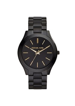 Zegarek Michael Kors Slim Runway MK3221 Czarny ze sklepu eobuwie.pl w kategorii Zegarki - zdjęcie 187801098