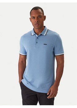 BOSS Polo Paddy 50469055 Niebieski Regular Fit ze sklepu MODIVO w kategorii T-shirty męskie - zdjęcie 187801236