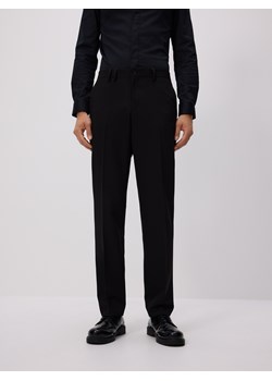 Reserved - Spodnie garniturowe slim fit - czarny ze sklepu Reserved w kategorii Spodnie męskie - zdjęcie 187801485