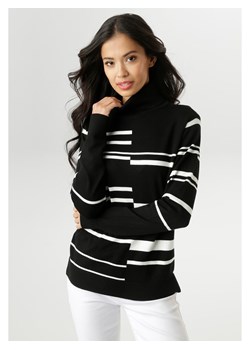Aniston Golf w kolorze czarno-białym ze sklepu Limango Polska w kategorii Swetry damskie - zdjęcie 187801788