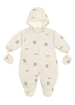 COOL CLUB Kombinezon zimowy w kolorze biało-jasnobrązowym ze sklepu Limango Polska w kategorii Kombinezony i kurtki - zdjęcie 187801887