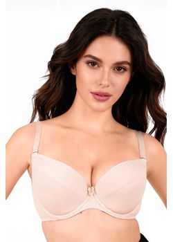 Vivisence 1089 biustonosz push-up, odpinane ramiączka beżowy ze sklepu kontri.pl w kategorii Biustonosze - zdjęcie 187802445