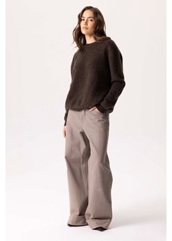 SWETER DAMSKI ALBA BABY ALPACA CHOCO ze sklepu Jemiol w kategorii Swetry damskie - zdjęcie 187802615