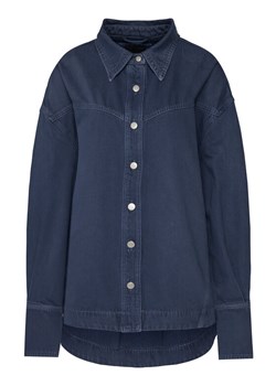 BOSS Koszula jeansowa 50552520 Szary Oversize ze sklepu MODIVO w kategorii Koszule damskie - zdjęcie 187803069