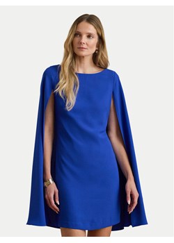 LAUREN RALPH LAUREN Sukienka koktajlowa 253980921006 Niebieski Slim Fit ze sklepu MODIVO w kategorii Sukienki - zdjęcie 187803087