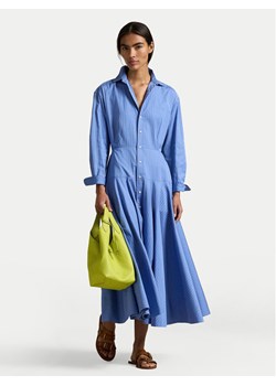 Polo Ralph Lauren Sukienka koszulowa 211A96356001 Błękitny Regular Fit ze sklepu MODIVO w kategorii Sukienki - zdjęcie 187803096