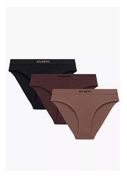 Atlantic 3-pack figi damskie Sport 3CLP-012B-CAPJ/CZK/CZA, Kolor czarno-brązowy, Rozmiar M, ATLANTIC ze sklepu Primodo w kategorii Majtki damskie - zdjęcie 187803445