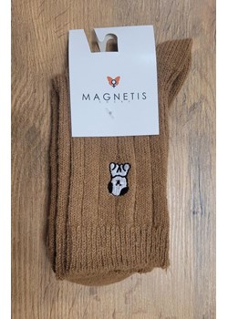 Ciepłe skarpetki damskie z aplikacją camel YN5063, Kolor camel, Rozmiar uniwersalny, Magnetis ze sklepu Primodo w kategorii Skarpetki damskie - zdjęcie 187803508