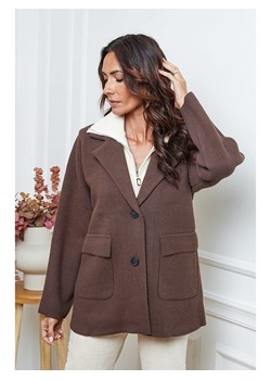 So Cachemire Blezer "Jasmir" w kolorze brązowym ze sklepu Limango Polska w kategorii Marynarki damskie - zdjęcie 187803605