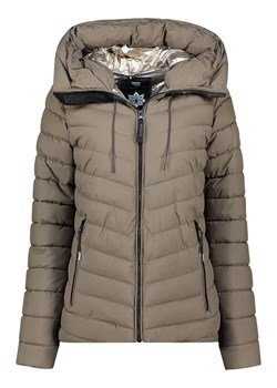 Geographical Norway Kurtka pikowana &quot;Amandine&quot; w kolorze szarobrązowym ze sklepu Limango Polska w kategorii Kurtki damskie - zdjęcie 187803657