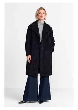 Rich&amp;Royal Płaszcz pluszowy w kolorze czarnym ze sklepu Limango Polska w kategorii Płaszcze damskie - zdjęcie 187803729